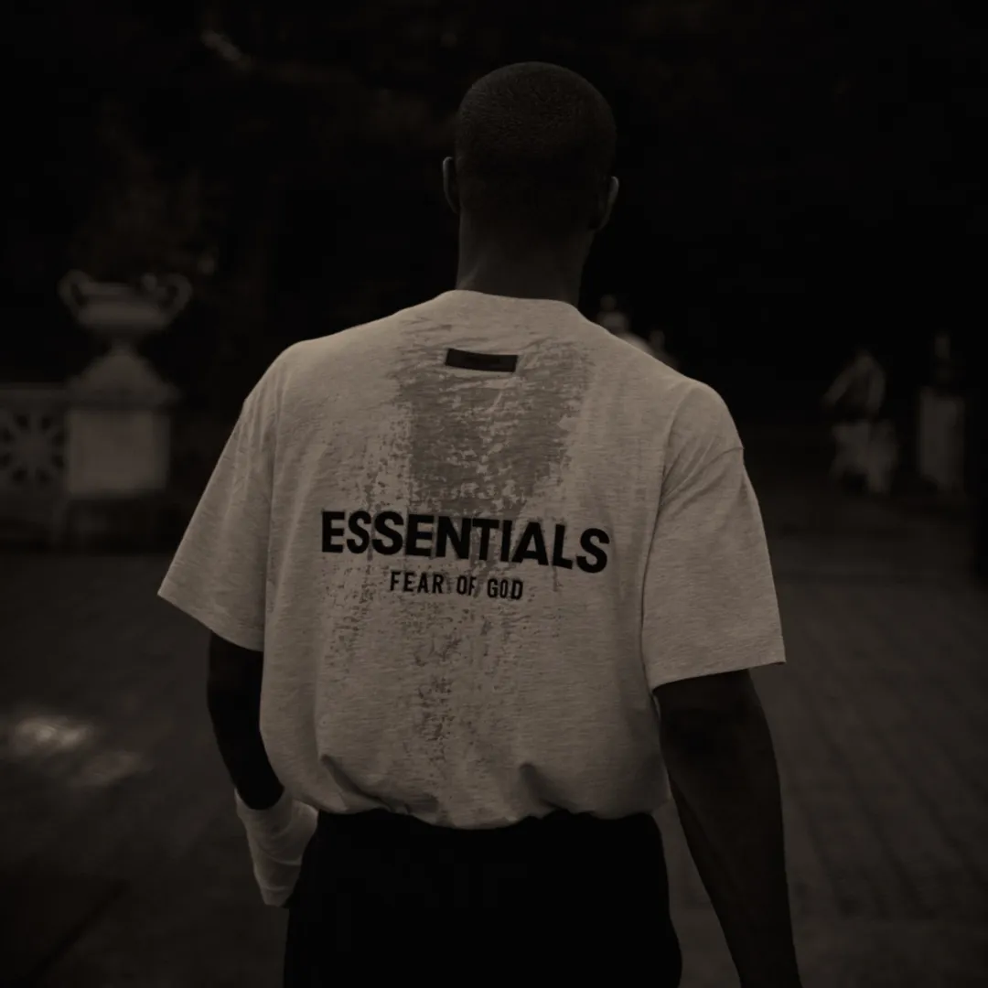 Fear of God Essentials Light Oatmeal Summer set