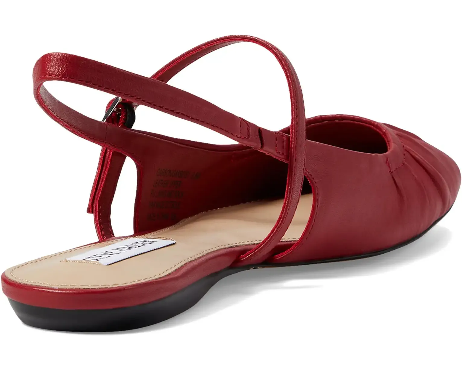 Garson Flats- Red Leather