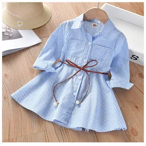Girls Striped Dress