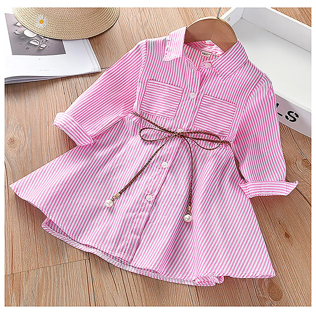 Girls Striped Dress