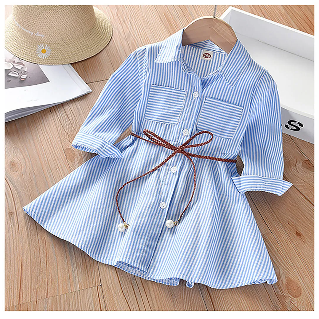 Girls Striped Dress