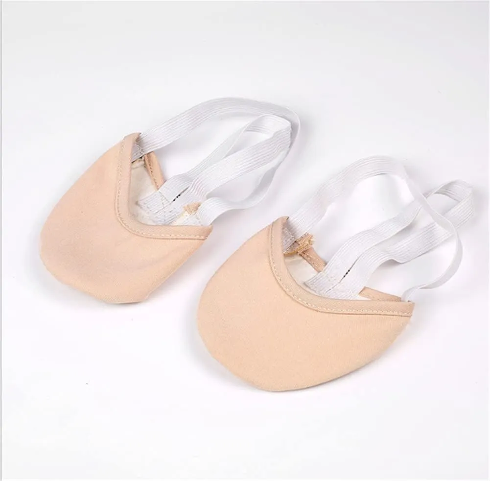 Half Sole Ballet Dance Shoes Socks, Breathable Anti-Slip Half Sole Ballet Slipper Leather Pirouette Dance Shoes, Men Women Ballet Dance Pointe Shoe Socks Pad for Jazz Gymnastic Ballet Dancer