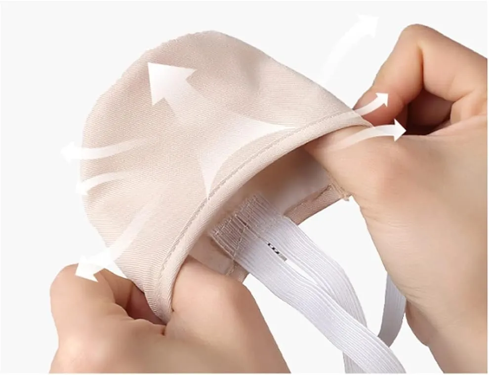 Half Sole Ballet Dance Shoes Socks, Breathable Anti-Slip Half Sole Ballet Slipper Leather Pirouette Dance Shoes, Men Women Ballet Dance Pointe Shoe Socks Pad for Jazz Gymnastic Ballet Dancer