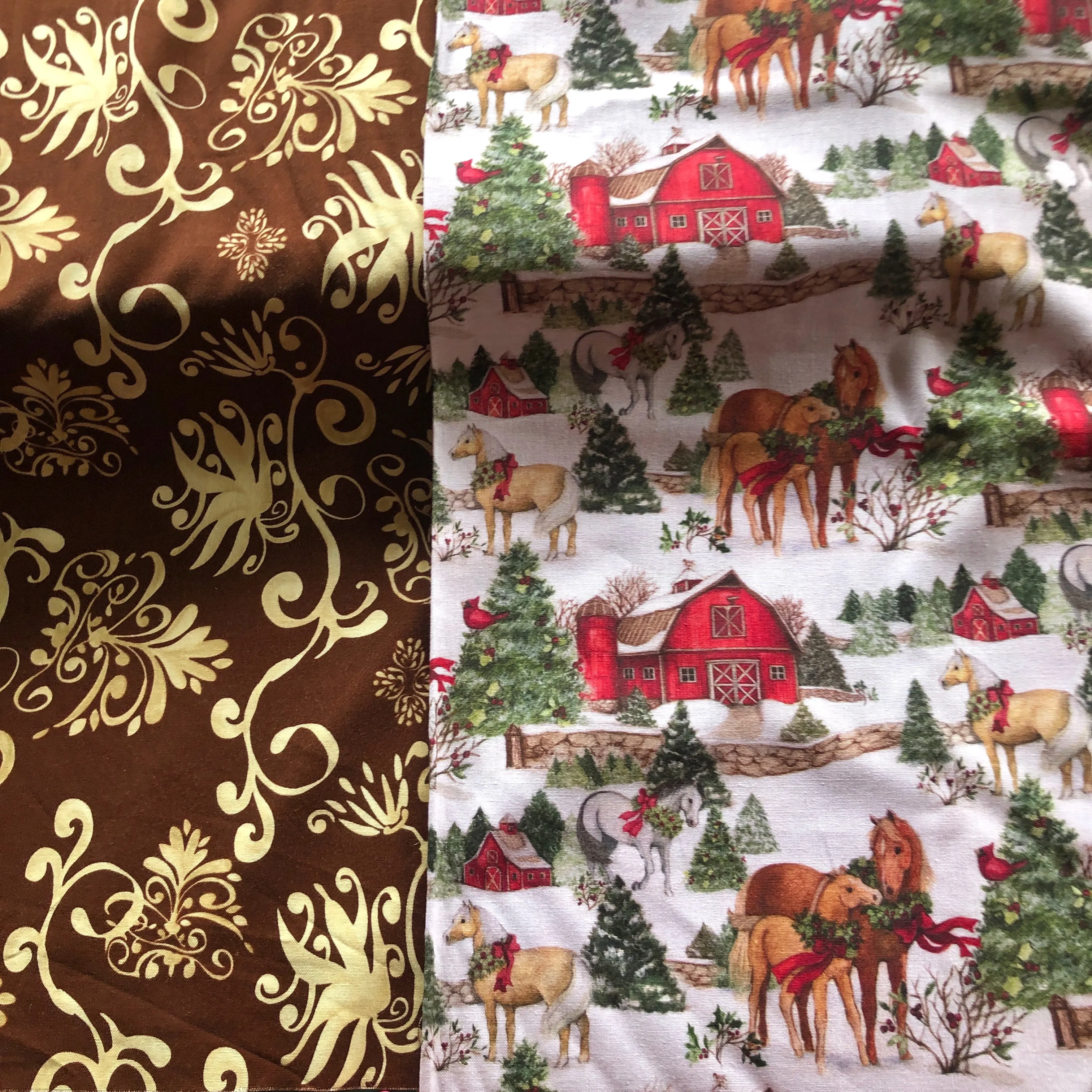 Holiday horse dress
