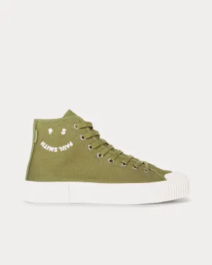 Kibby Canvas Khaki High Top Sneakers