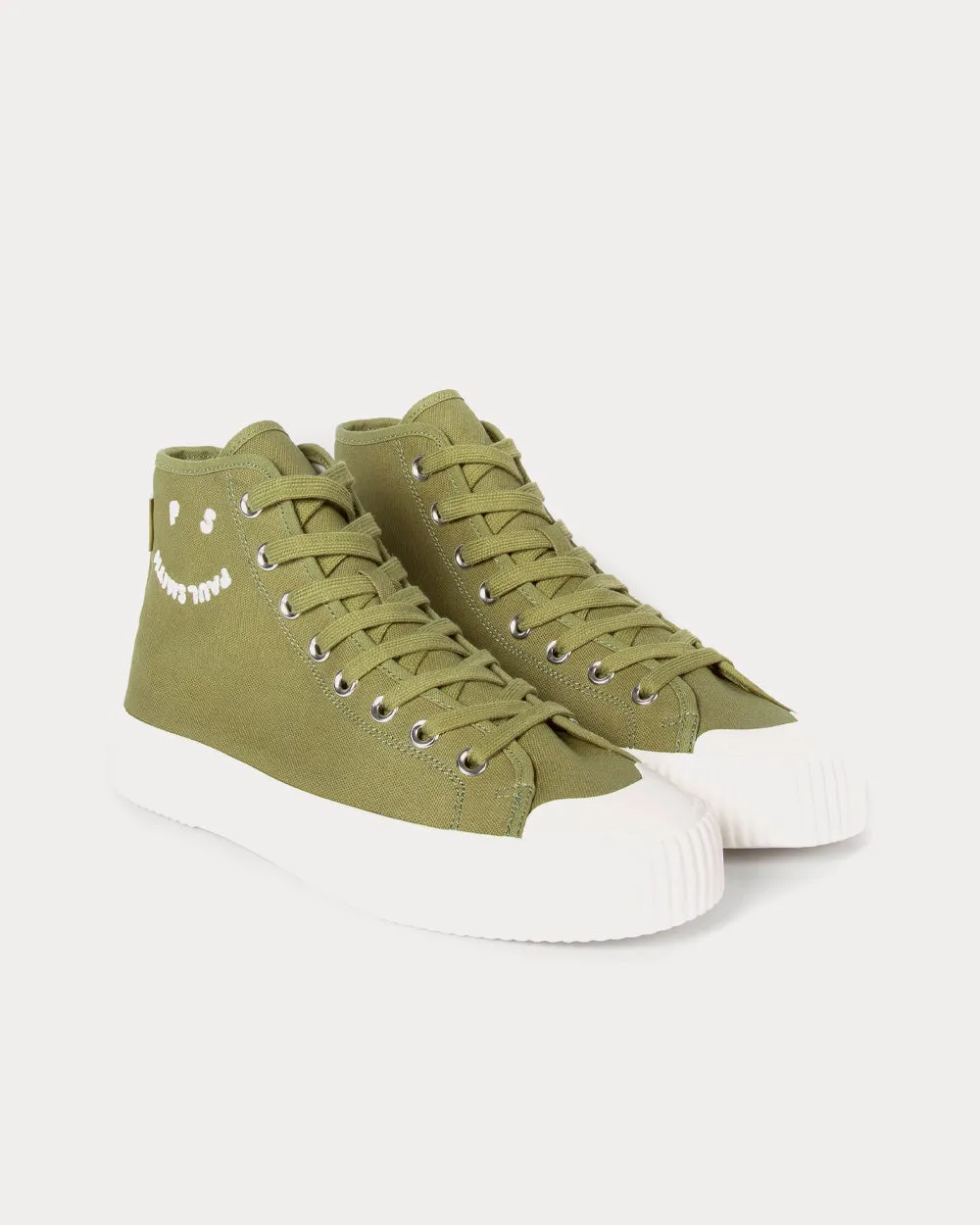 Kibby Canvas Khaki High Top Sneakers