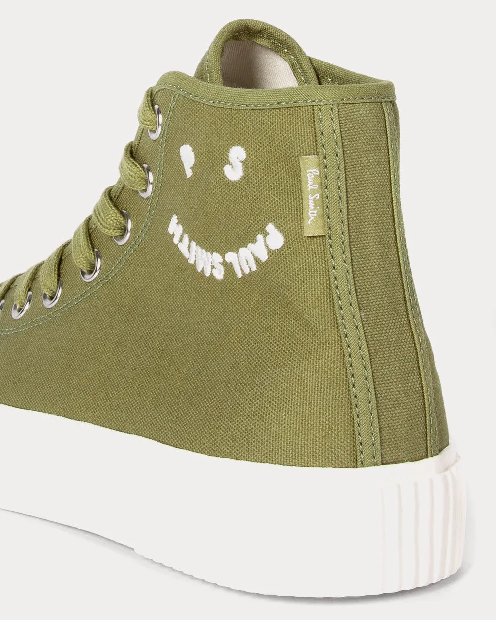Kibby Canvas Khaki High Top Sneakers