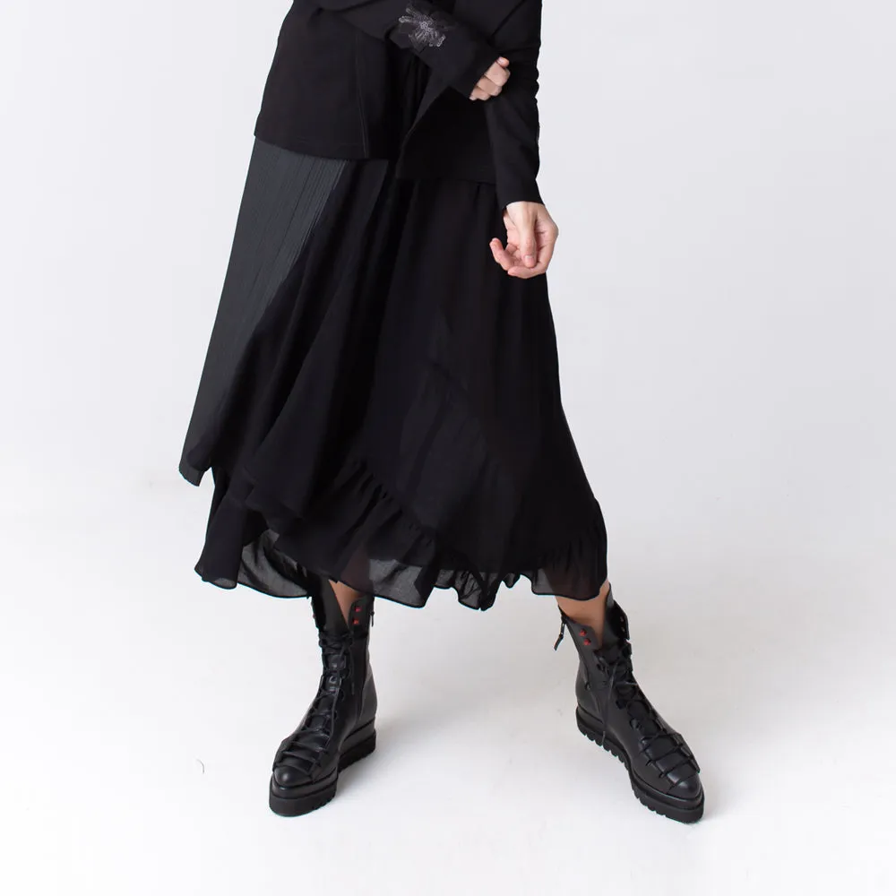 Laces Affair and Red Dots combat booties