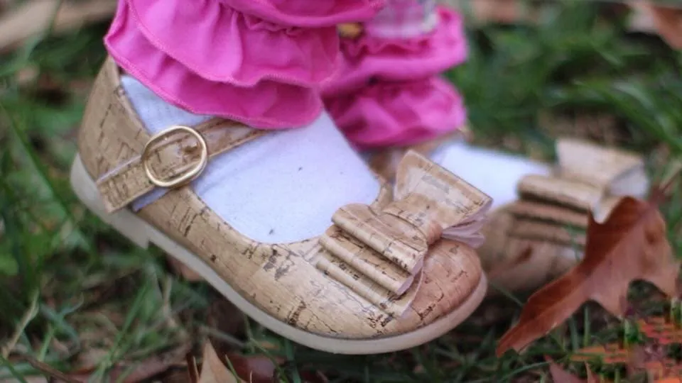 [Light Cork] Bow Shoes