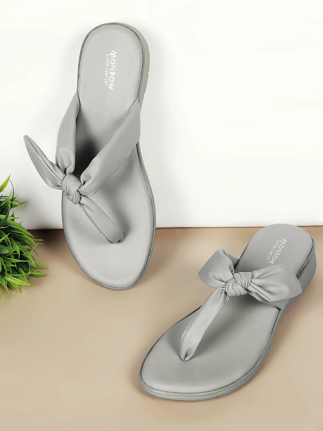 Lillian Grey Flats