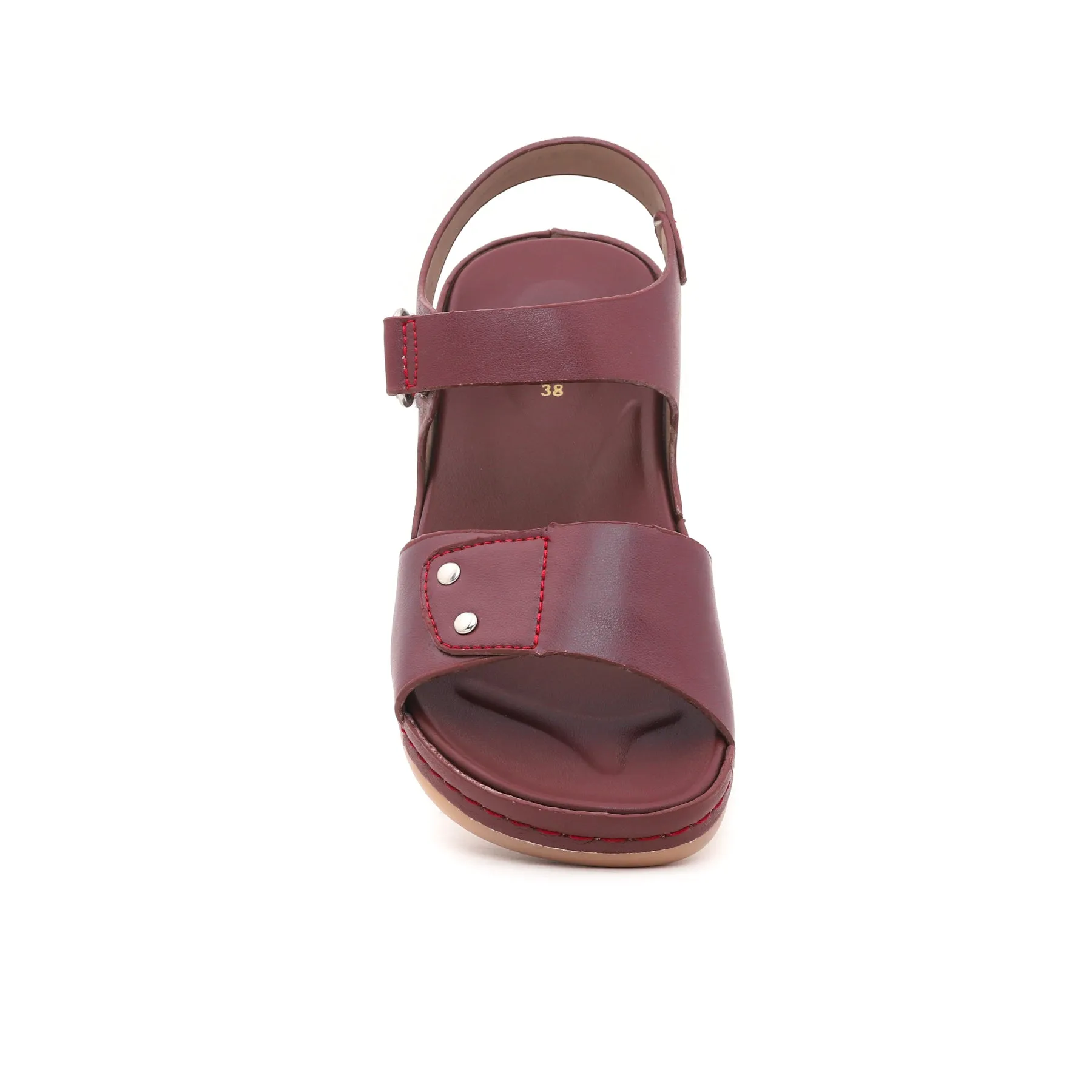 Maroon Casual Sandal CL3906