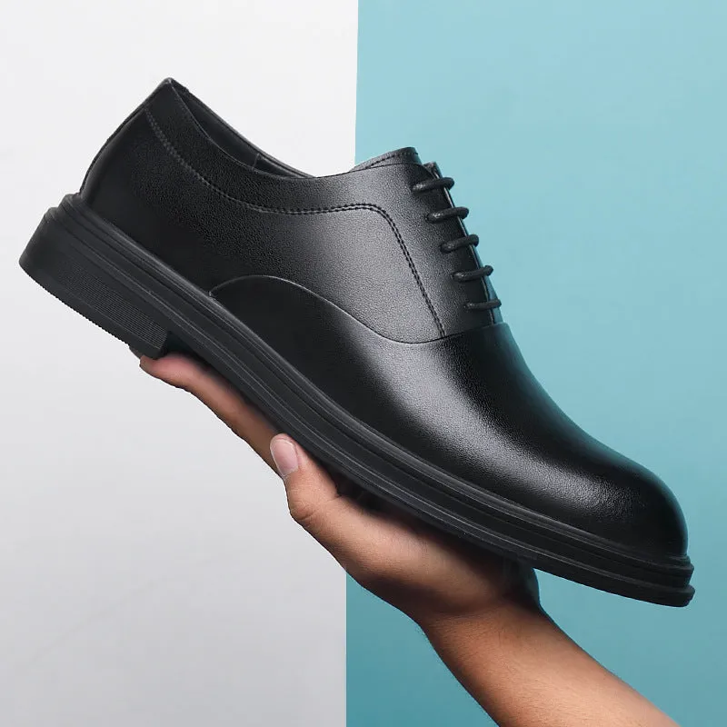 Men's Leather Trendy Versatile Casual Shoes
