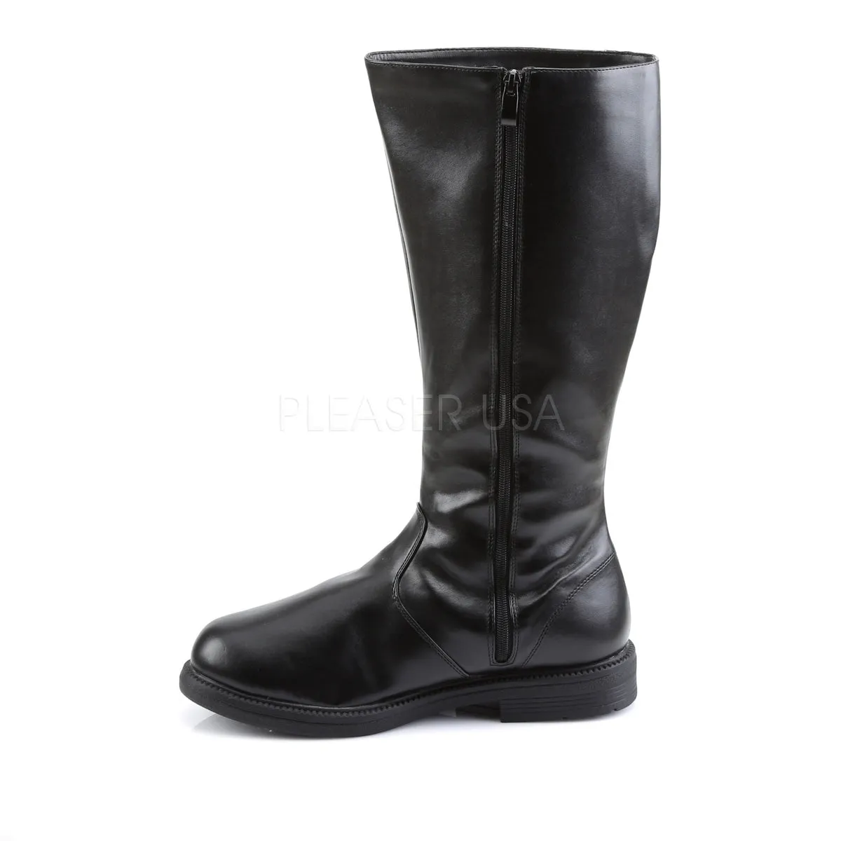 Military Officer Boots Black