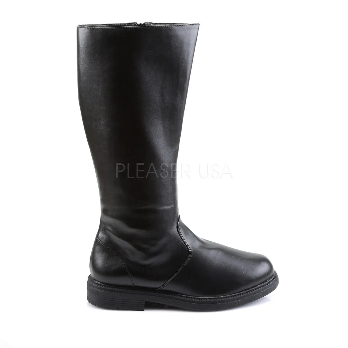 Military Officer Boots Black