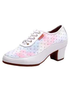 Modern Dance Shoes Straight Plate Outdoor Rubber Sole Shoes