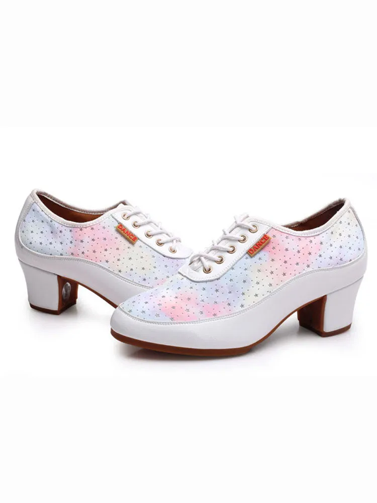 Modern Dance Shoes Straight Plate Outdoor Rubber Sole Shoes