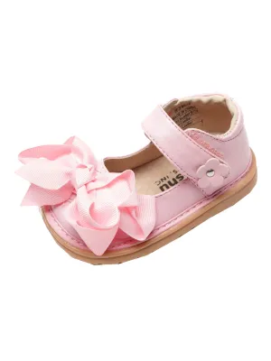 Mooshu Trainers Little Girls Pink Ready Set Mary Jane Squeaky Shoes 5-9 Toddler