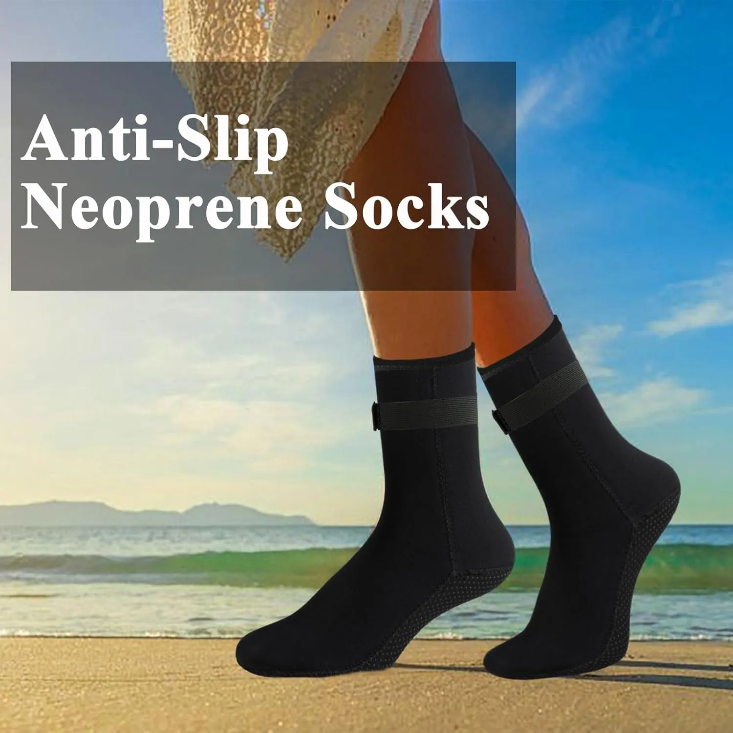 Neoprene Socks,Water Socks for Women Men Kids,Sand Soccer Socks,Beach Socks,Dive Socks,Diving Boots