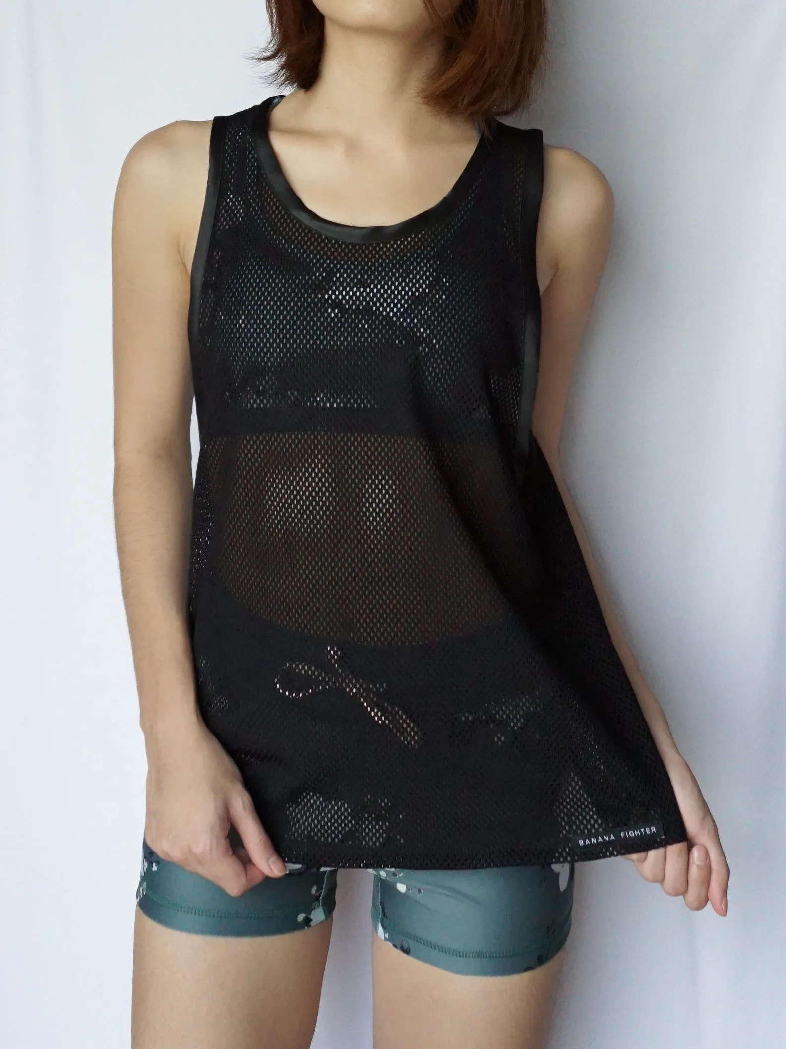 Noir Mesh Tank