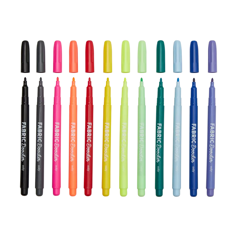 Ooly Fabric Markers Set of 12