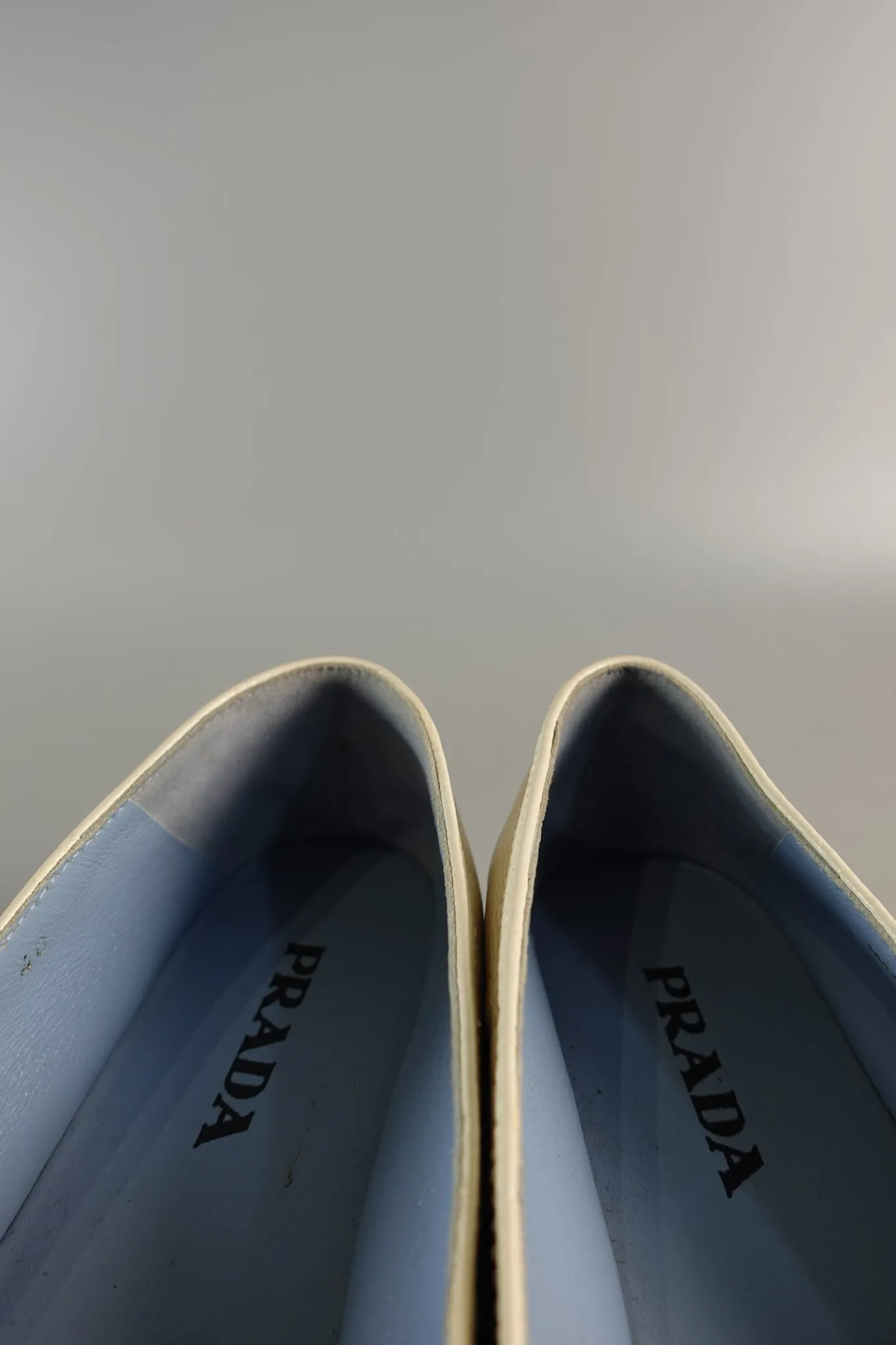 Open Toe Platform Espadrilles in Off White Size 40 (26.5cm)
