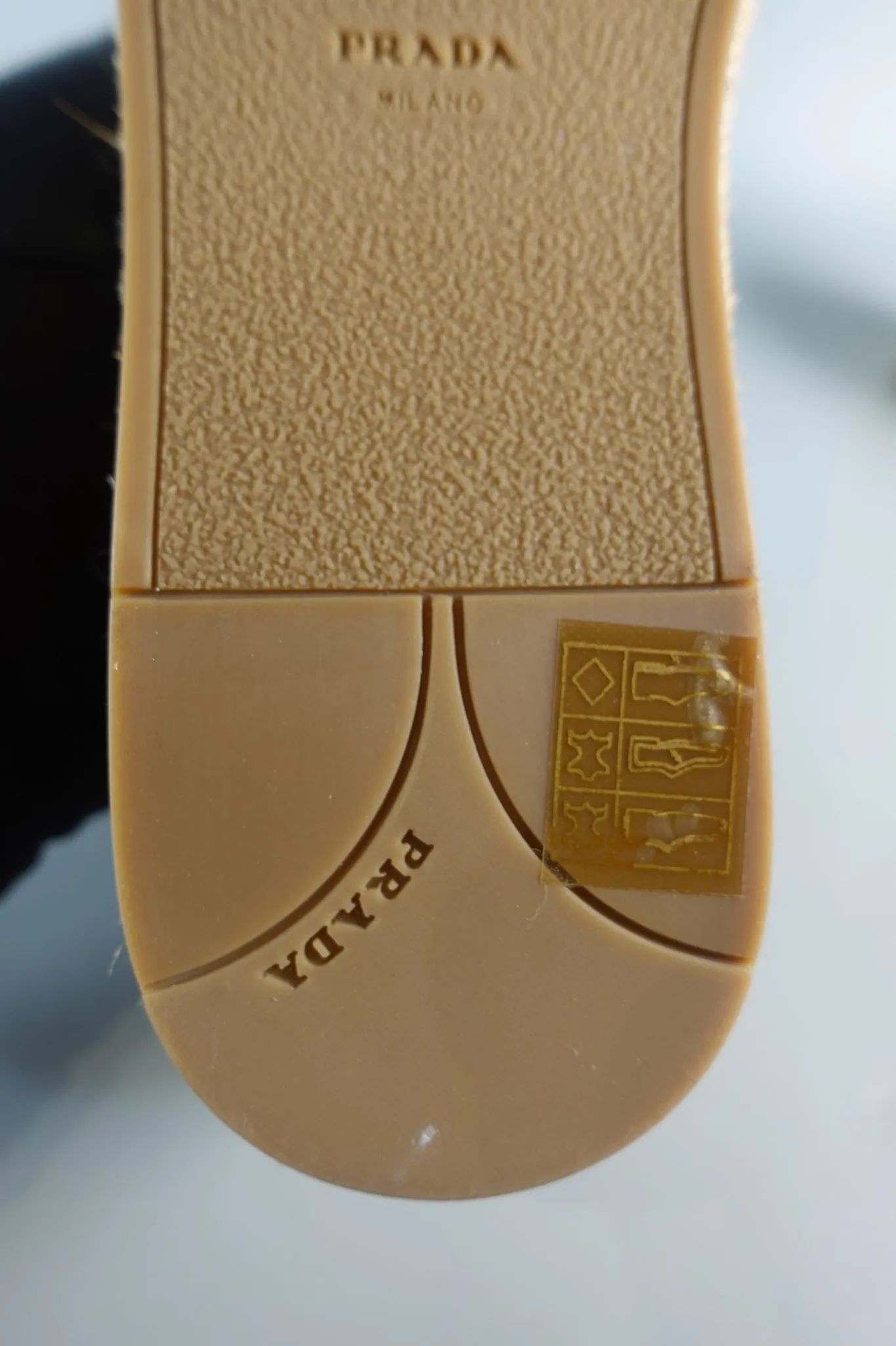 Open Toe Platform Espadrilles in Off White Size 40 (26.5cm)