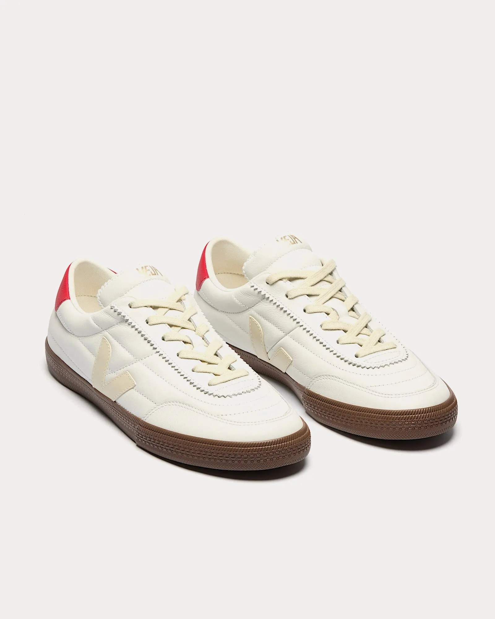 Panenka Leather White / Pierre / Pekin Bark Low Top Sneakers