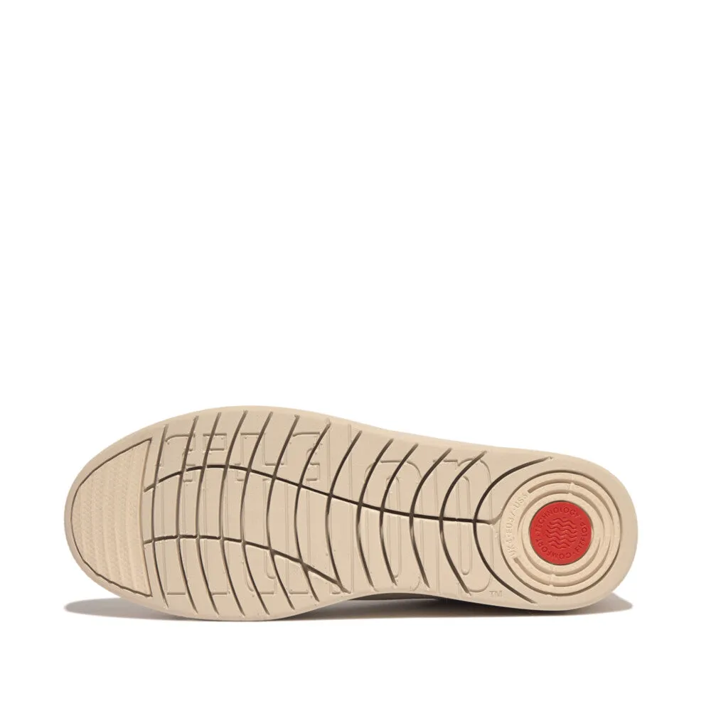 RALLY ELASTIC TUMBLED-LEATHER SLIP-ON SNEAKERS  (Women)