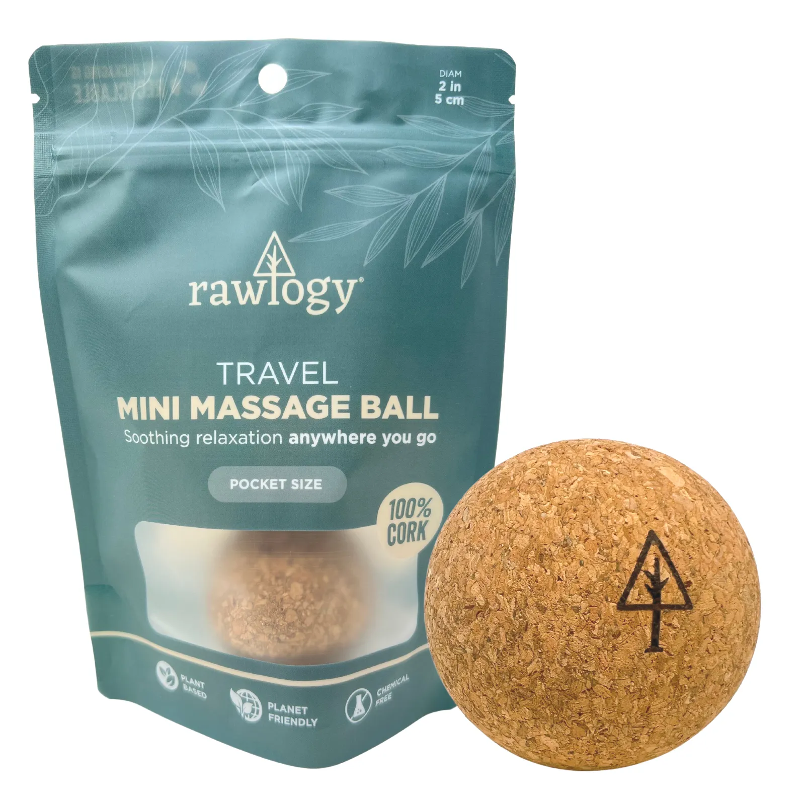 Rawlogy Cork Massage Ball | Mini (1.9")