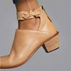 Renata | Mid-Toe Block Heel Singles – Where Comfort Meets Style