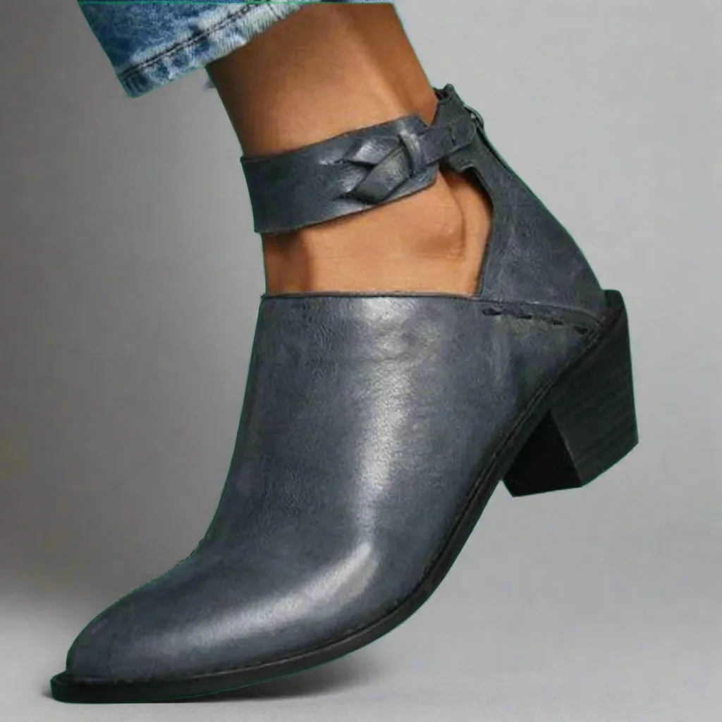 Renata | Mid-Toe Block Heel Singles – Where Comfort Meets Style