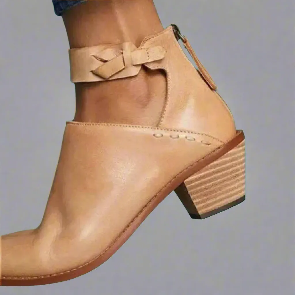 Renata | Mid-Toe Block Heel Singles – Where Comfort Meets Style