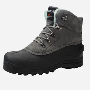 riemot Women's Winter Boots Grey Snow Boots(Upgraded Version)