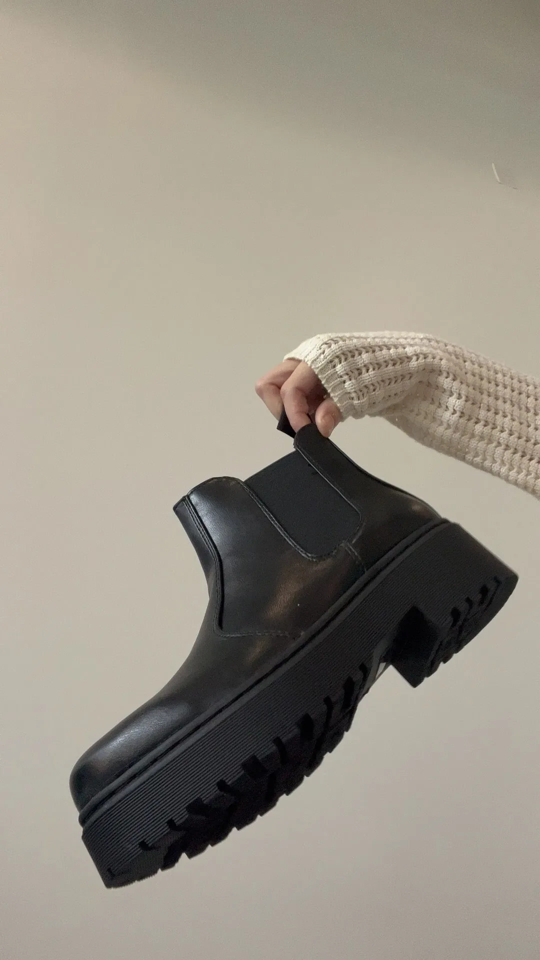 Rocky Mid Flatform Bootie In Black
