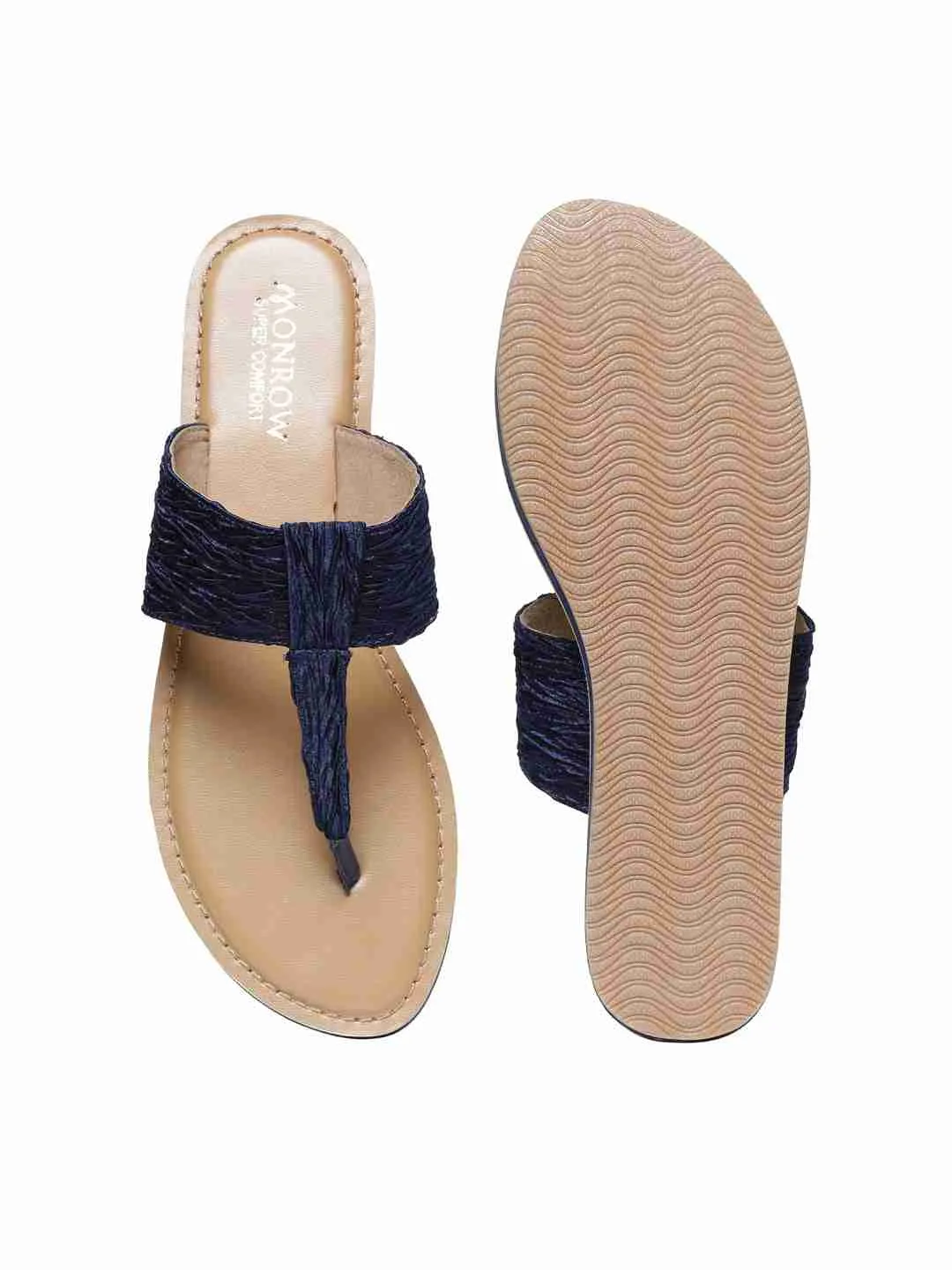Sabrina Blue Flats