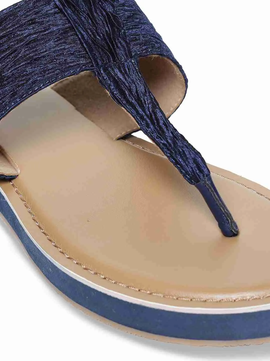 Sabrina Blue Flats