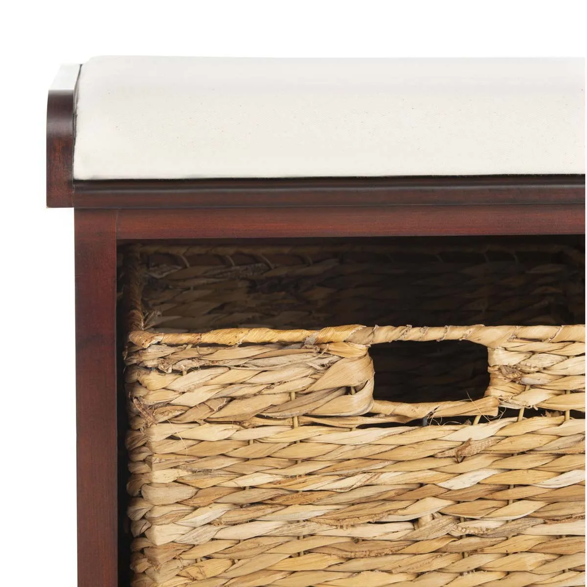 Safavieh Freddy Wicker Storage Bench , AMH5736