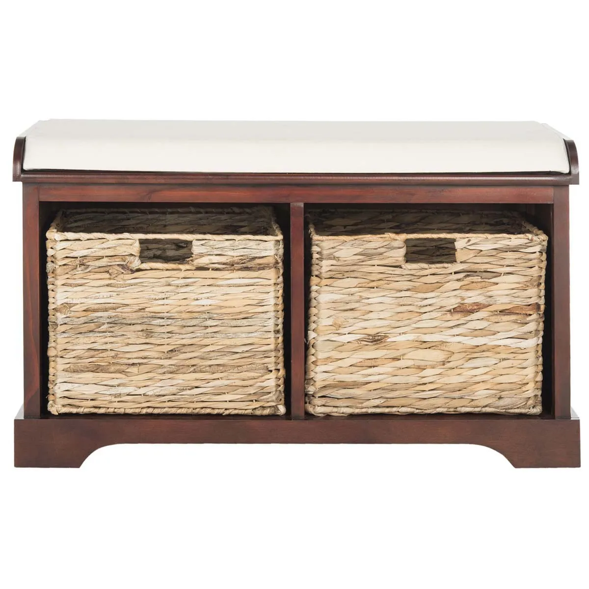 Safavieh Freddy Wicker Storage Bench , AMH5736