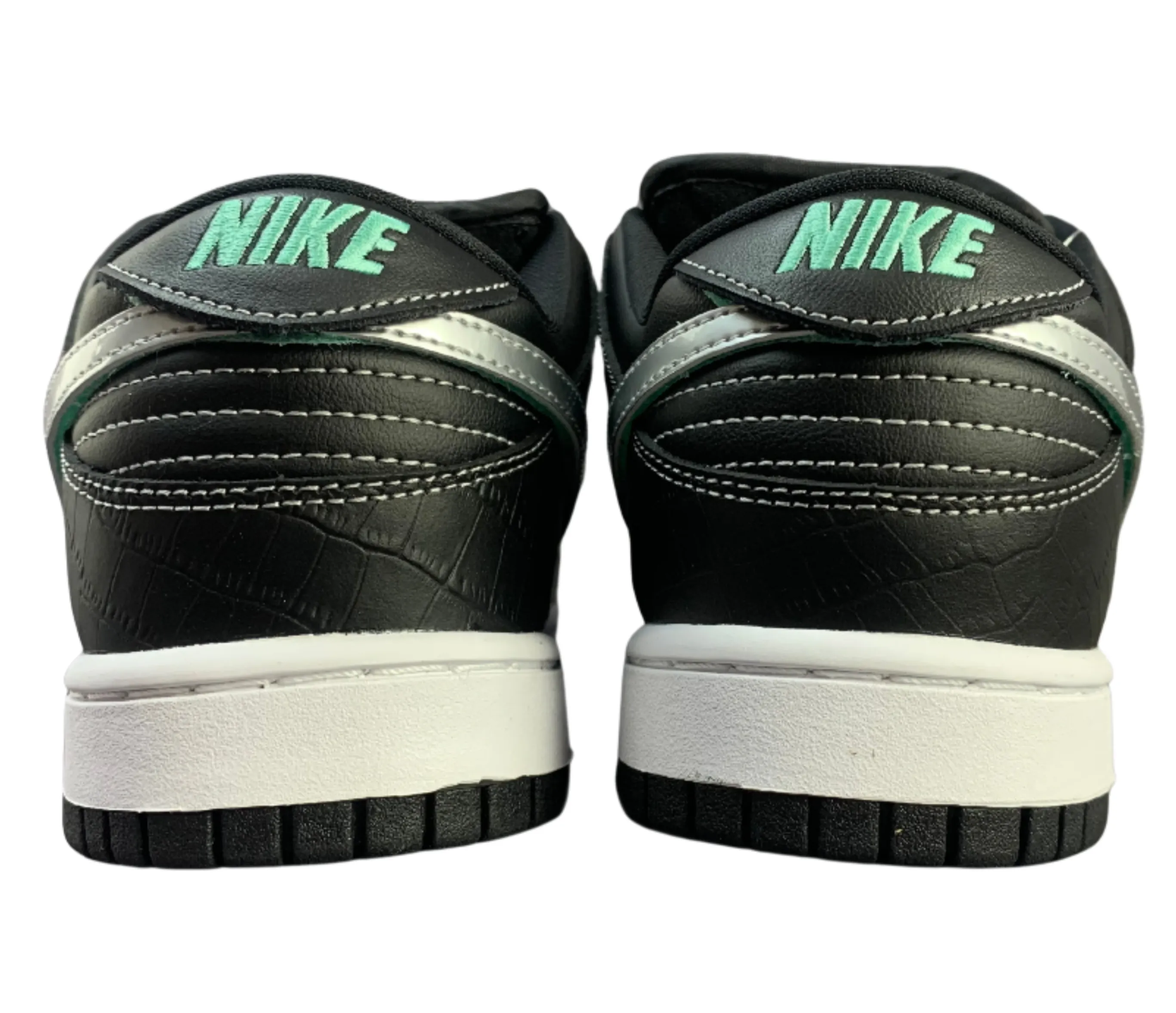 SB Dunk Low - Black Croc Reflective