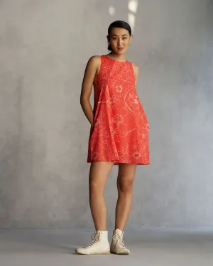 Short Racerback Dress - Coral