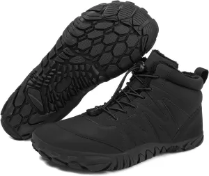Snow Boots for Mens Womens Winter Barefoot Shoes Non-Slip Waterproof Outdoor Hiking Sneakers Walking Shoes