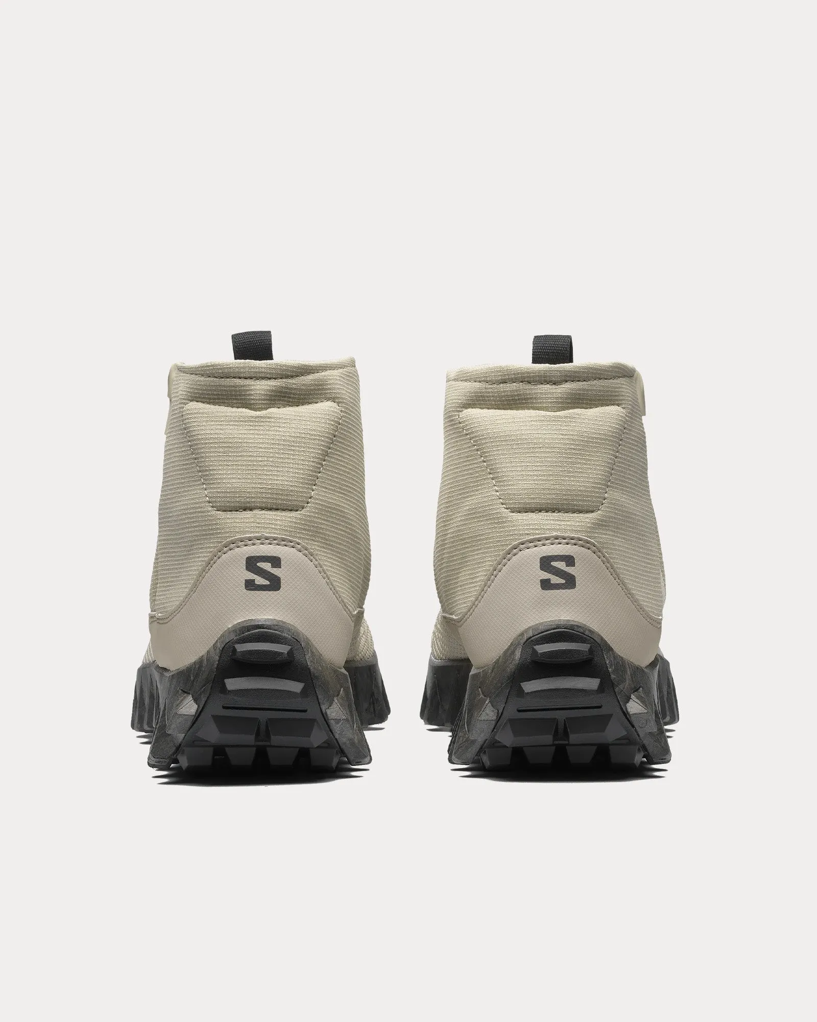 Snowclog Mid Feather Gray / Black Slip On Sneakers