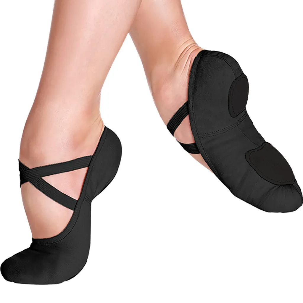 So Danca Child Verdi | Vegan Stretch Canvas Ballet Shoes for Children | SD16VGs | Light Pink | Sand | Black | White