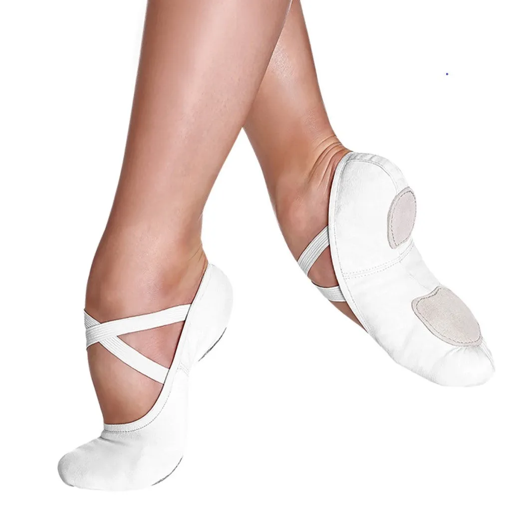 So Danca Child Verdi | Vegan Stretch Canvas Ballet Shoes for Children | SD16VGs | Light Pink | Sand | Black | White