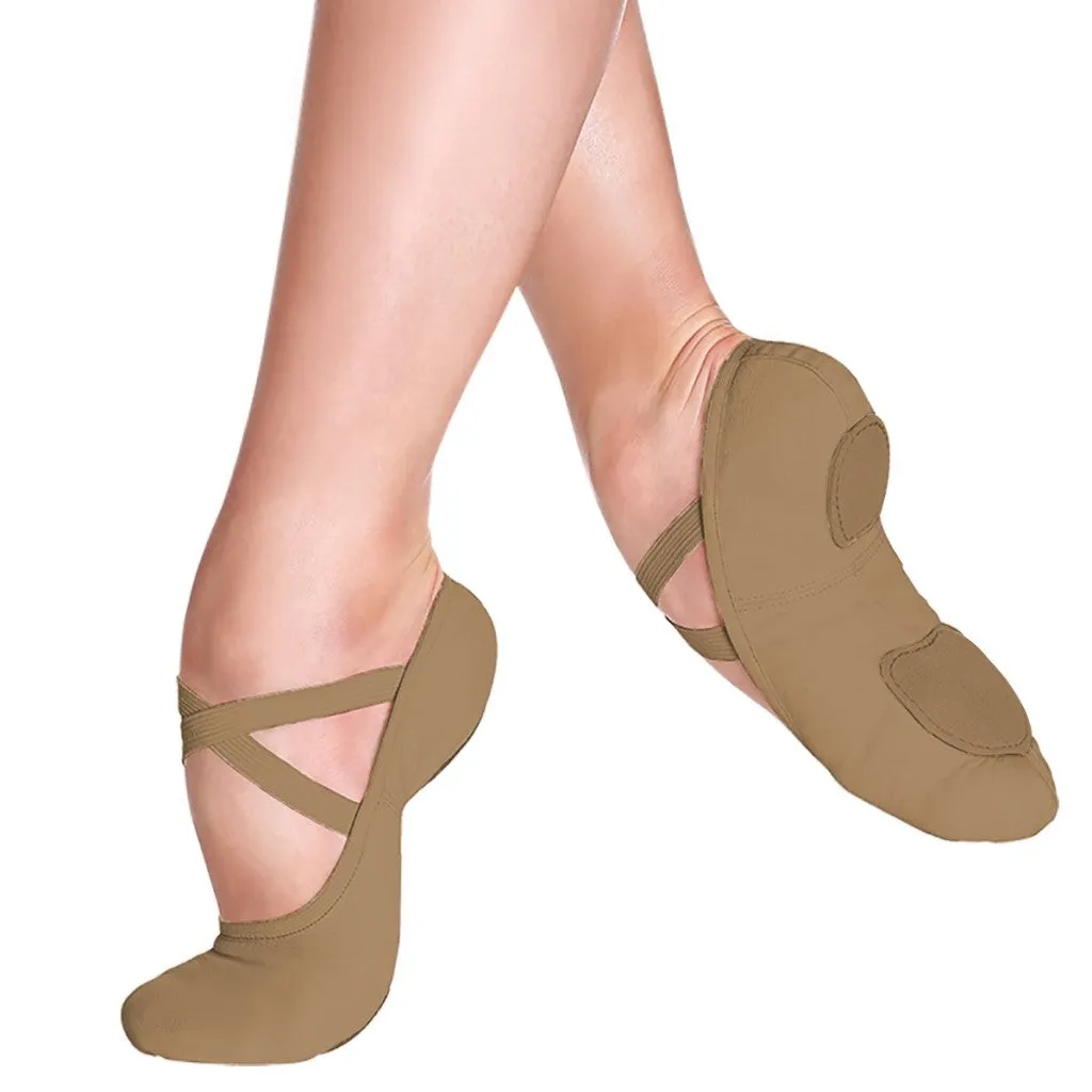 So Danca Child Verdi | Vegan Stretch Canvas Ballet Shoes for Children | SD16VGs | Light Pink | Sand | Black | White