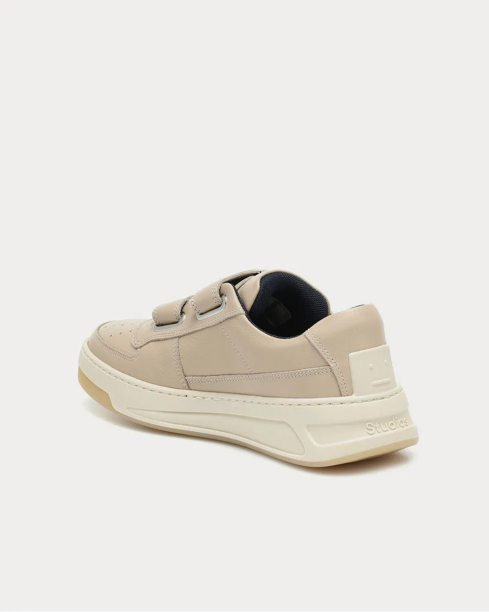 Steffey leather Beige Low Top Sneakers
