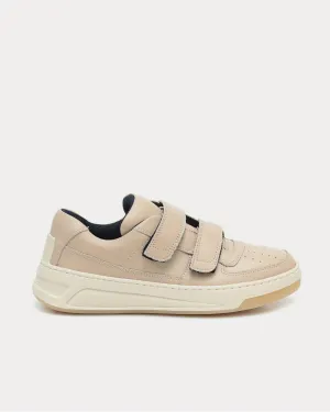 Steffey leather Beige Low Top Sneakers