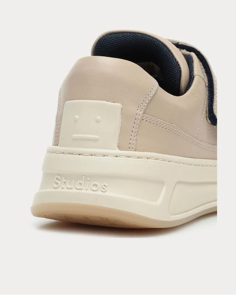 Steffey leather Beige Low Top Sneakers