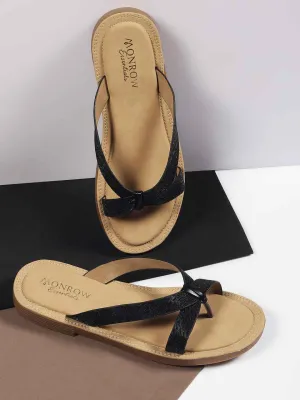 Tanis Black Flats