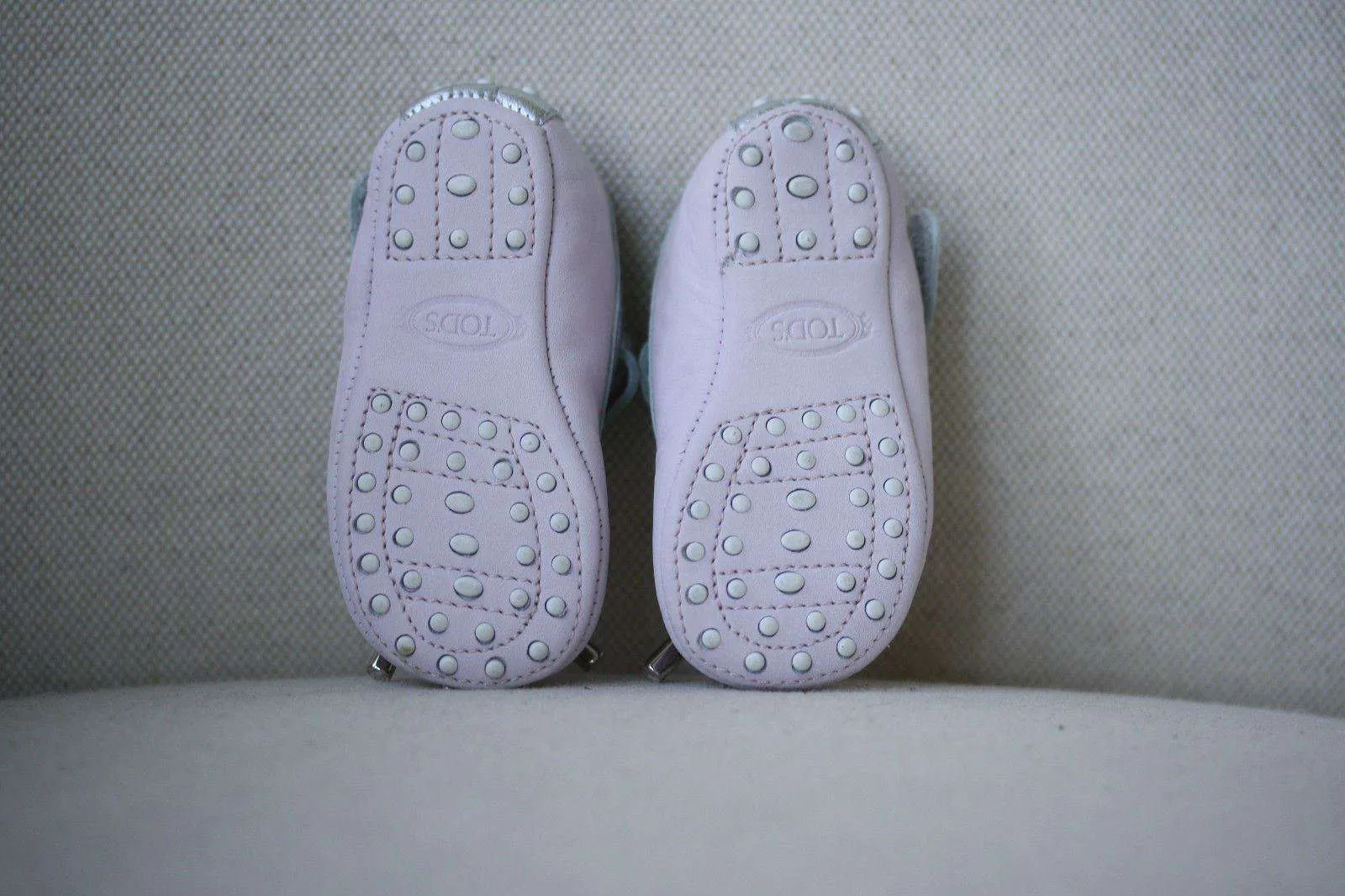 TODS BABY PINK SHOES EU 17 US 2 UK 1